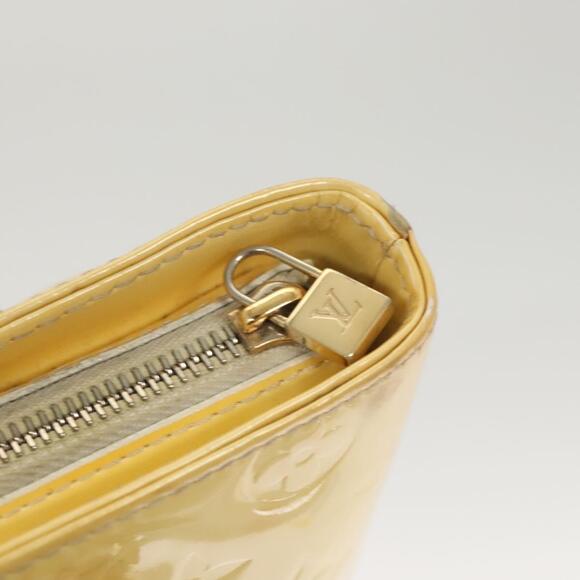 LOUIS VUITTON Monogram Vernis Houston Hand Bag Perle M91342 - Picture 14 of 16